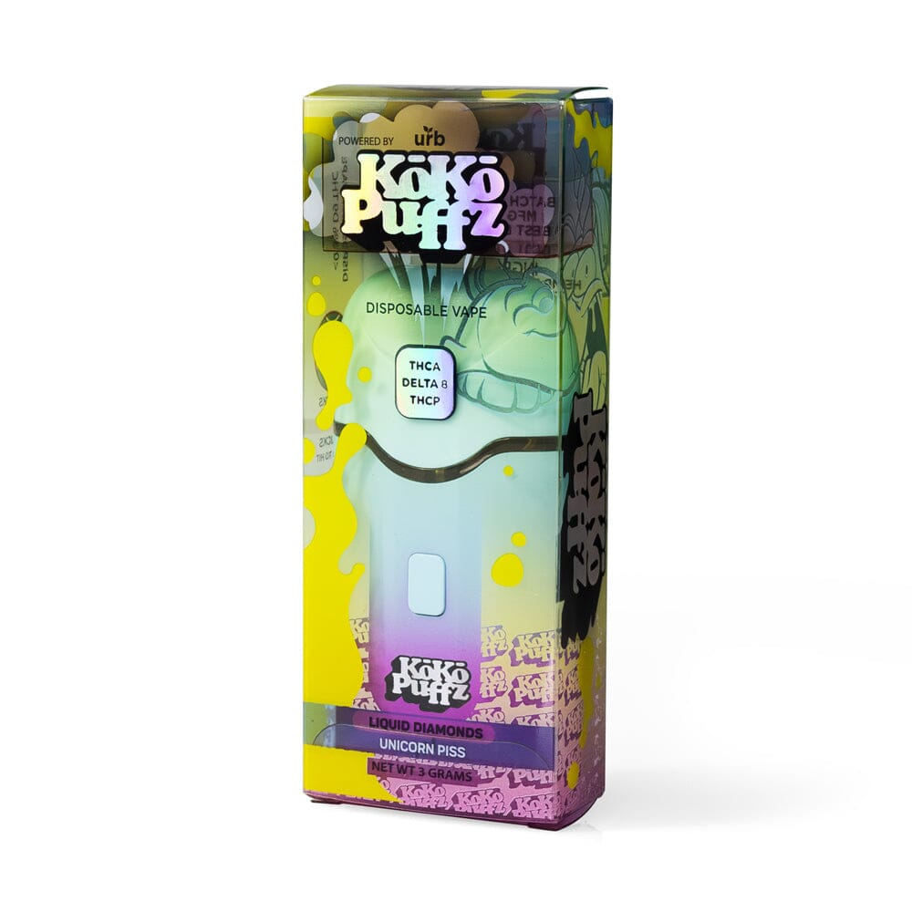 Koko Puffz Unicorn Piss Vape + Delta 8 Vape Calisweets LLC 